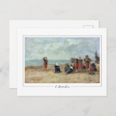 Eugène Boudin #494-2 - Kunstmatig Briefkaart (Voorkant / Achterkant)