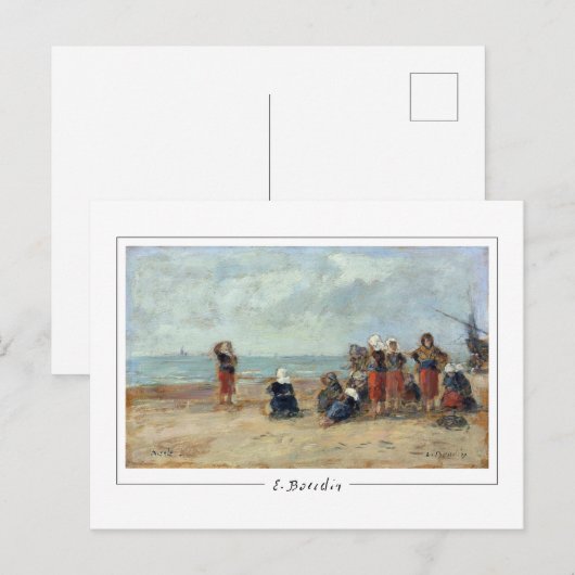 Eugène Boudin #494-2 - Kunstmatig Briefkaart (Voorkant / Achterkant)