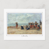 Eugène Boudin #494-2 - Kunstmatig Briefkaart (Voorkant)