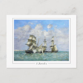 Eugène Boudin #69-2 - Kunstansichtkaart Briefkaart