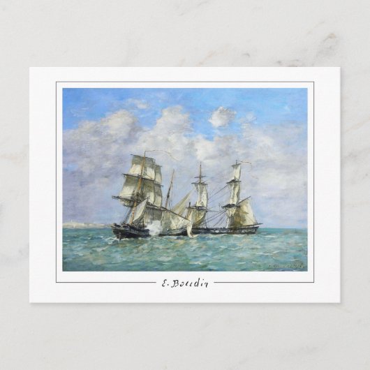 Eugène Boudin #69-2 - Kunstansichtkaart Briefkaart (Voorkant)