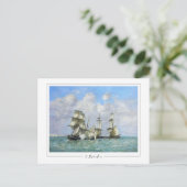 Eugène Boudin #69-2 - Kunstmatig Briefkaart (Staand voorkant)