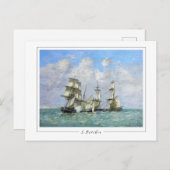 Eugène Boudin #69-2 - Kunstmatig Briefkaart (Voorkant / Achterkant)