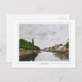 Eugène Boudin #89-2 - Kunstmatig Briefkaart (Voorkant / Achterkant)