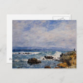 Eugene Boudin: Antibes, het punt van het eilandje Briefkaart (Voorkant / Achterkant)