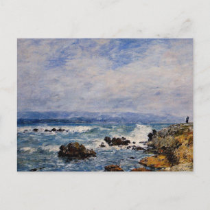 Eugene Boudin: Antibes, het punt van het eilandje Briefkaart