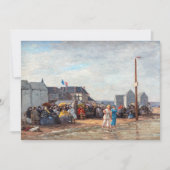 Eugene Boudin - Badtijd in Trouville Bedankkaart (Voorkant)