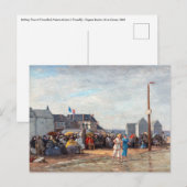 Eugene Boudin - Badtijd in Trouville Briefkaart (Voorkant / Achterkant)