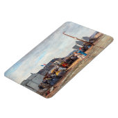 Eugene Boudin - Badtijd in Trouville Magneet (Linkerzijde)