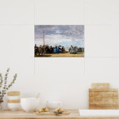 Eugene Boudin Beach Poster (Keuken)