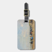 Eugene Boudin - Bijeenkomst op het strand Bagagelabel (Voorkant verticaal)
