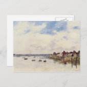 Eugene Boudin - De Rocks in Saint-Vaast-la-Hougue Briefkaart (Voorkant / Achterkant)
