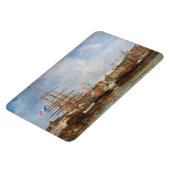 Eugene Boudin - Festival in de haven van Honfleur Magneet (Linkerzijde)