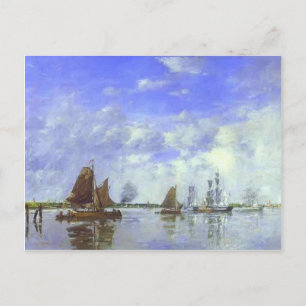 Eugene Boudin - Het Meuse in Dordrecht Briefkaart