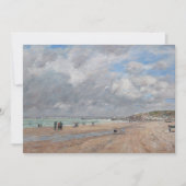 Eugene Boudin - Het strand van Deauville Kaart (Voorkant)