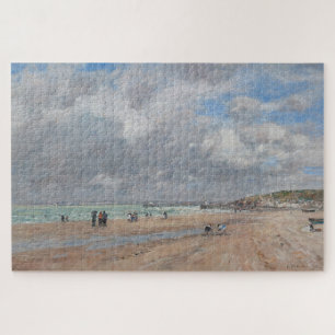 Eugene Boudin - Het strand van Deauville Legpuzzel