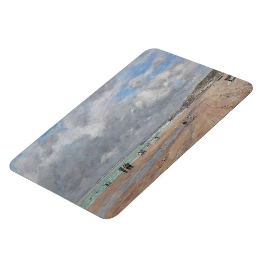 Eugene Boudin - Het strand van Deauville Magneet (Linkerzijde)