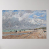 Eugene Boudin - Het strand van Deauville Poster (Voorkant)