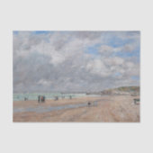 Eugene Boudin - Het strand van Deauville Tissuepapier (Voorkant)