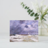 Eugene Boudin-Le Havre. Zware winden van Frascati. Briefkaart (Staand voorkant)