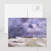 Eugene Boudin-Le Havre. Zware winden van Frascati. Briefkaart (Voorkant / Achterkant)