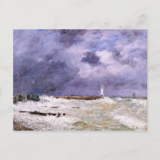 Eugene Boudin-Le Havre. Zware winden van Frascati. Briefkaart