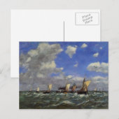 Eugene Boudin - Open Zee Briefkaart (Voorkant / Achterkant)