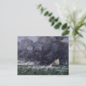 Eugene Boudin-Rough Zeeen Briefkaart (Staand voorkant)