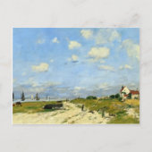 Eugene Boudin-The Dunes bij Etaples Briefkaart (Voorkant)