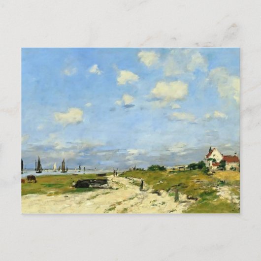 Eugene Boudin-The Dunes bij Etaples Briefkaart (Voorkant)