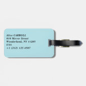 Eugene Boudin - Verzamelen op het strand Bagagelabel (Achterkant horizontaal)