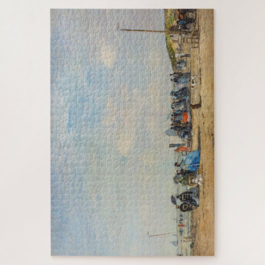 Eugene Boudin - Verzamelen op het strand Legpuzzel (Verticaal)