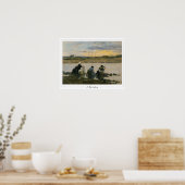 Eugène Boudin Zedign Art Poster #12 (Keuken)