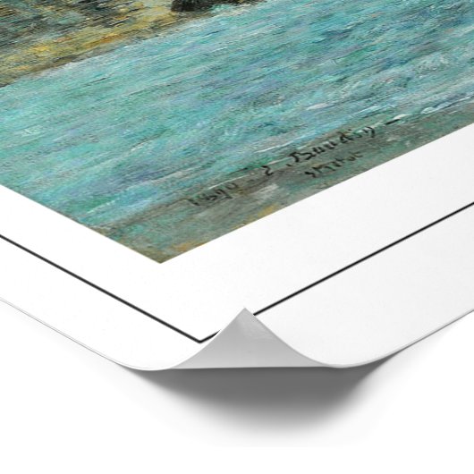 Eugène Boudin Zedign Art Poster #13 (Hoek)