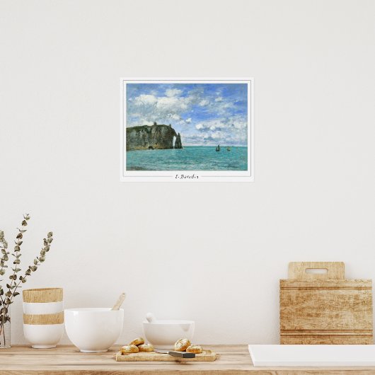 Eugène Boudin Zedign Art Poster #13 (Keuken)