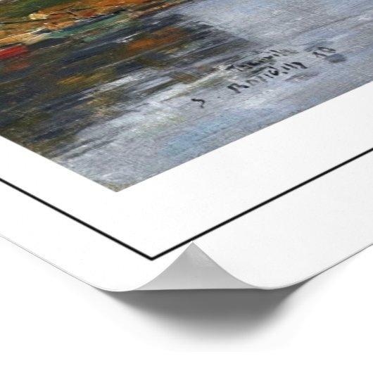 Eugène Boudin Zedign Art Poster #190 (Hoek)