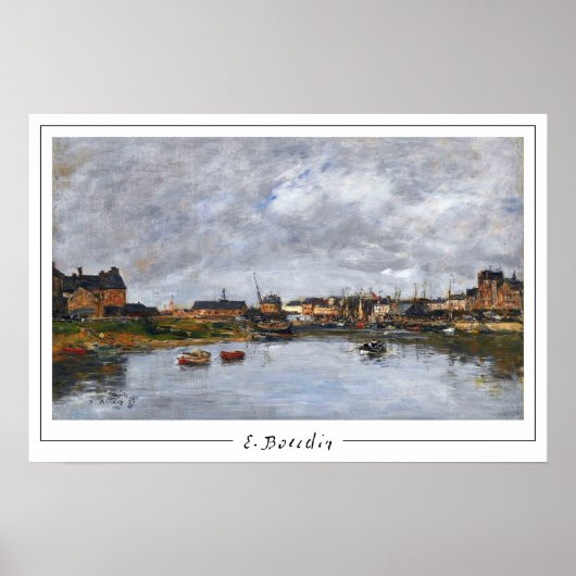 Eugène Boudin Zedign Art Poster #190 (Voorkant)
