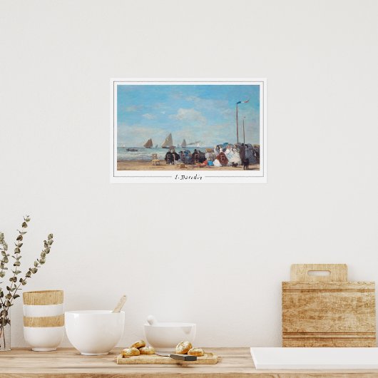 Eugène Boudin Zedign Art Poster #199-2 (Keuken)