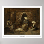Eugène Boudin Zedign Art Poster #19-2 (Voorkant)