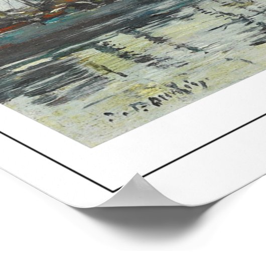 Eugène Boudin Zedign Art Poster #217-2 (Hoek)