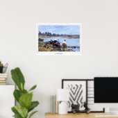 Eugène Boudin Zedign Art Poster #233 (Thuiskantoor)