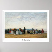 Eugène Boudin Zedign Art Poster #24-2 (Voorkant)