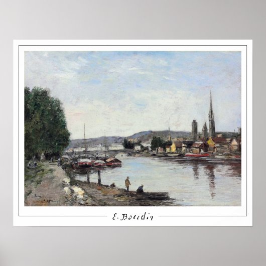 Eugène Boudin Zedign Art Poster #26-2 (Voorkant)