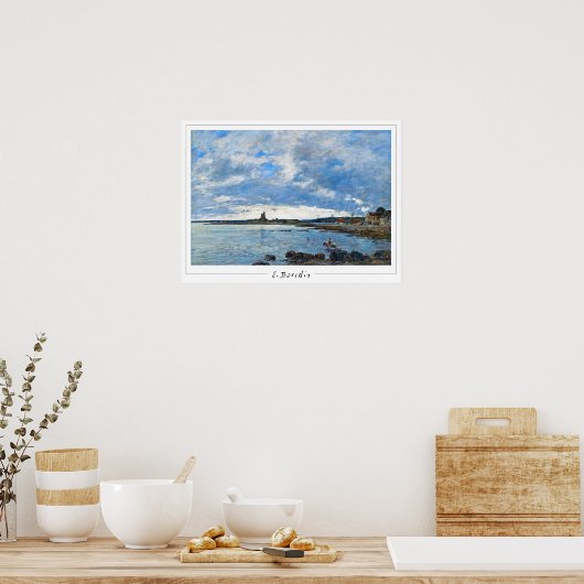 Eugène Boudin Zedign Art Poster #27 (Keuken)