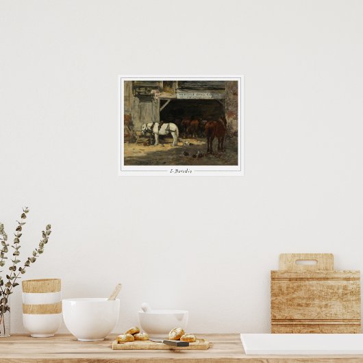 Eugène Boudin Zedign Art Poster #274-2 (Keuken)