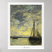 Eugène Boudin Zedign Art Poster #275-2 (Voorkant)