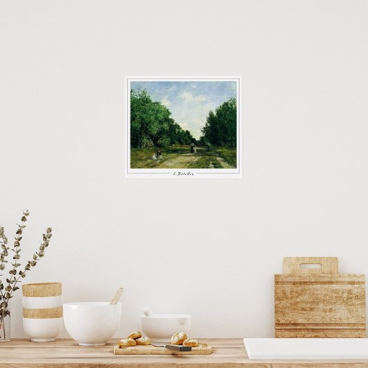 Eugène Boudin Zedign Art Poster #28-2 (Keuken)