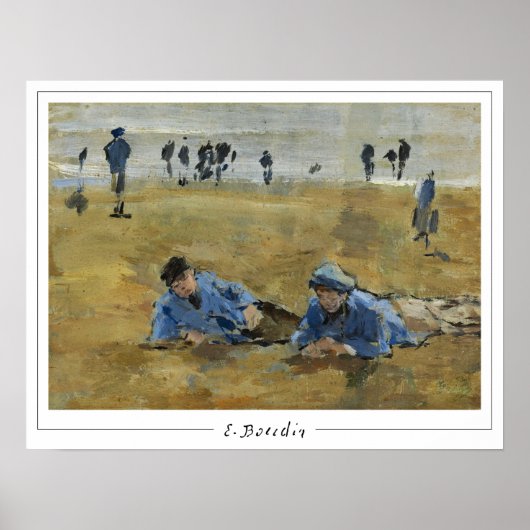 Eugène Boudin Zedign Art Poster #295-2 (Voorkant)