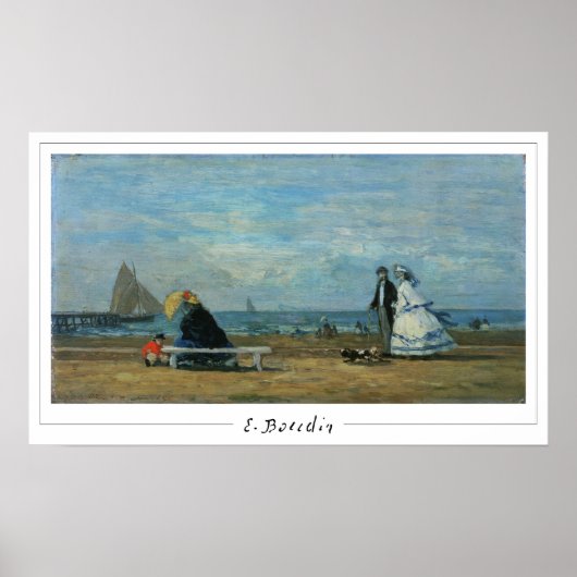 Eugène Boudin Zedign Art Poster #30 (Voorkant)