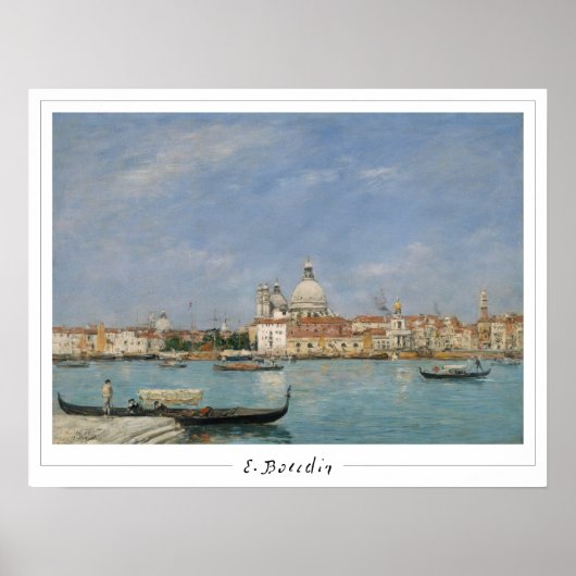 Eugène Boudin Zedign Art Poster #30-2 (Voorkant)